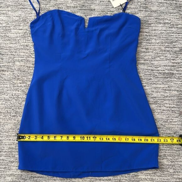NWT Superdown Revolve Isidora Strapless Mini Dress in Blue XL - Picture 10 of 13